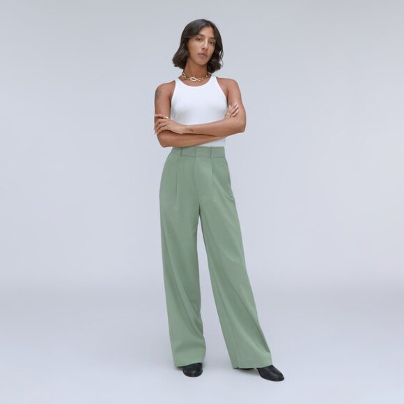Everlane - The Draper Pleated Pant in Buttersmooth - Size 4 Short Length - Picture 1 of 10